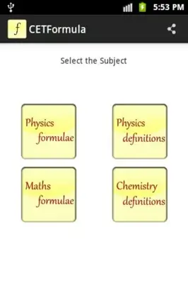 CETFormula android App screenshot 4